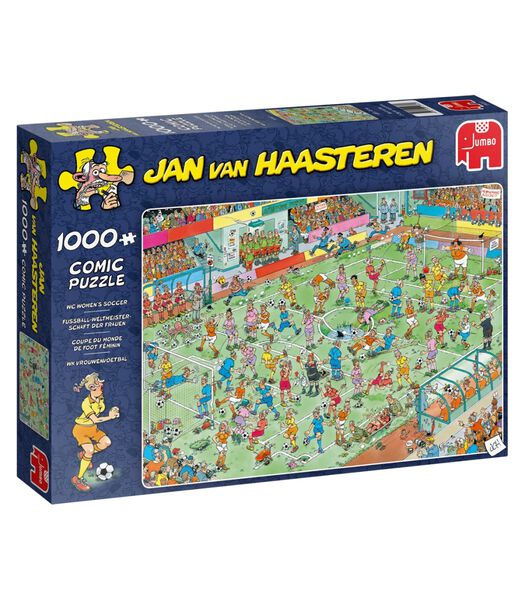 puzzel Jan van Haasteren WK Vrouwenvoetbal - 1000 stukjes