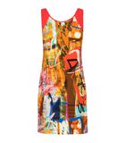 Artistieke print jersey jurk KLEIN image number 1