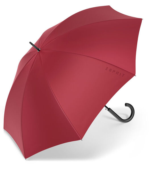 Parapluie long AC avec canne  rouge