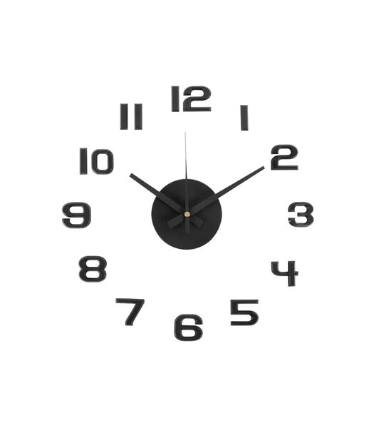 Horloge murale Diy Sunset Numbers - Noir - Ø35cm