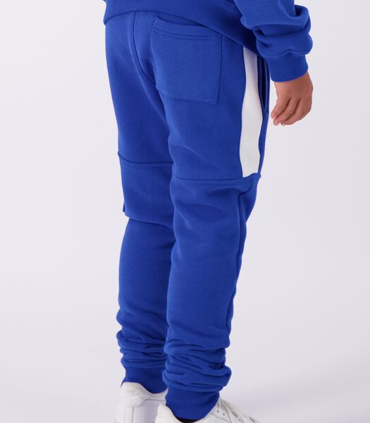 Jr Stripe Pantalon de Jogging Bleu