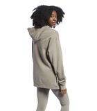 Hooded sweatshirt vrouw Natural Oversized image number 4