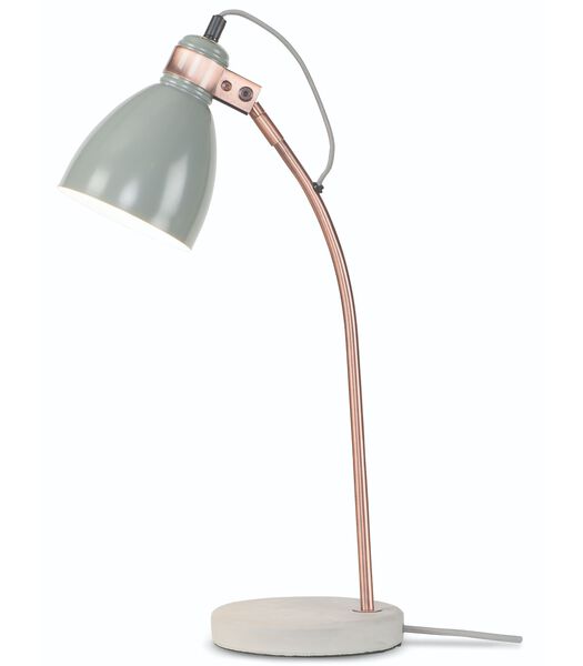 Lampe de Table Denver - Gris/Ciment - 21x16x50cm