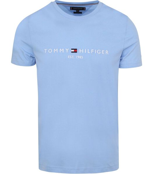 Tommy Hilfiger Logo T-shirt Mid Blauw