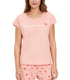 Pyjama short t-shirt coton bio Lovely image number 0