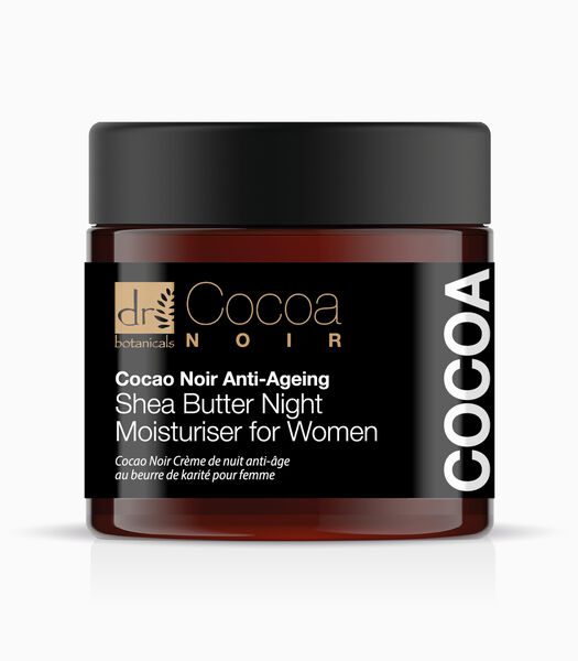 Cocoa Noir Anti-Verouderende Shea Butter Nachtcrème voor Vrouwen