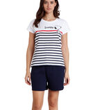 Pyjamashort t-shirt Sail With Me Peanuts image number 3