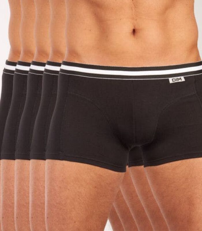 Short 5 pack coton stretch boxers ecoh image number 0