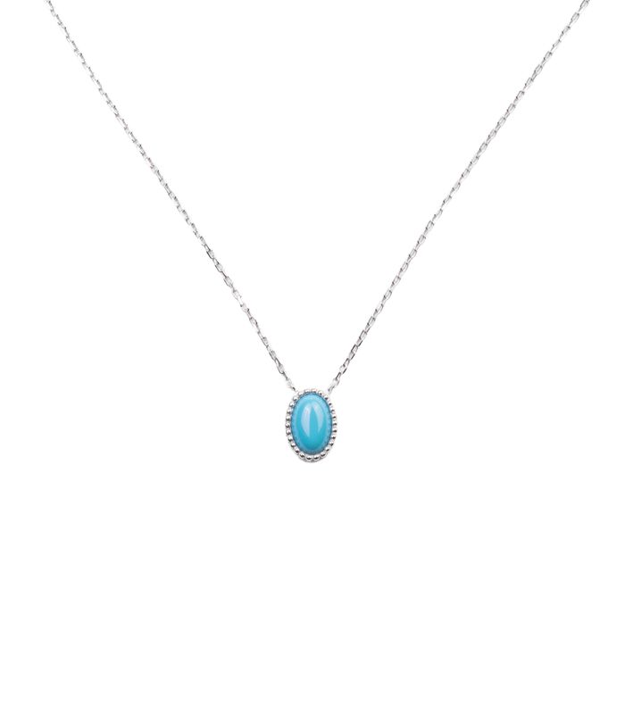 ETHNIQUE SILVER Ketting Turquoise image number 0