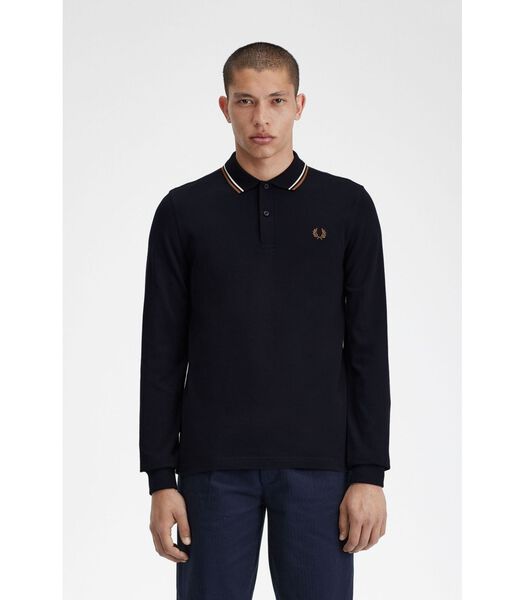Polo à manches longues Fred Perry Marine U86