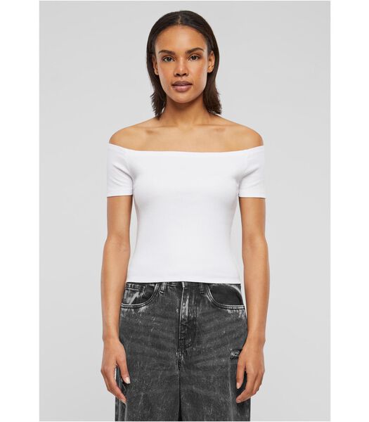 T-shirt Off Shoulder femme Organic