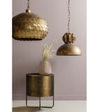 Polished Hanglamp - Metaal - Antique Brass - 160x40x40 image number 1