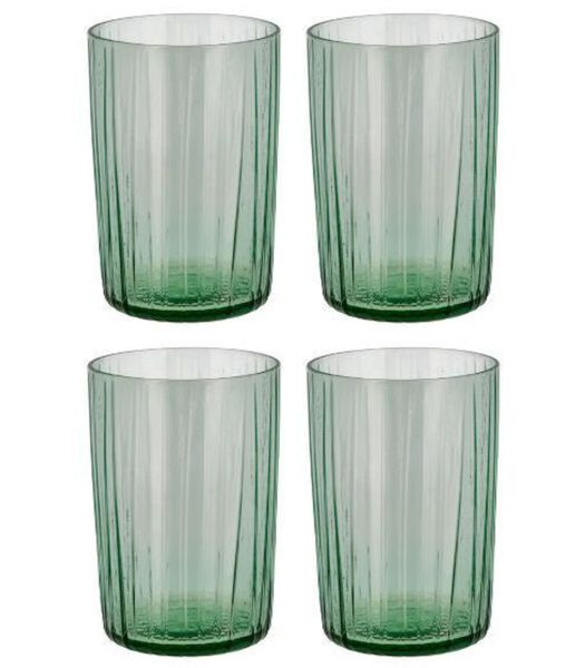 Waterglas Kusintha - Groen - 280 ml - 4 stuks