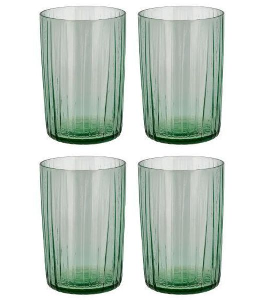 Verre à eau  Kusintha vert 280 ml - 4 pièces