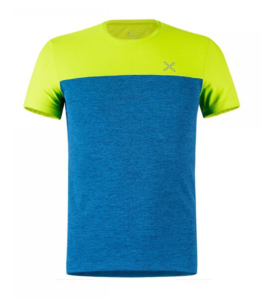 T-shirt Outdoor 20 Homme Deep Blue/Verde Lime