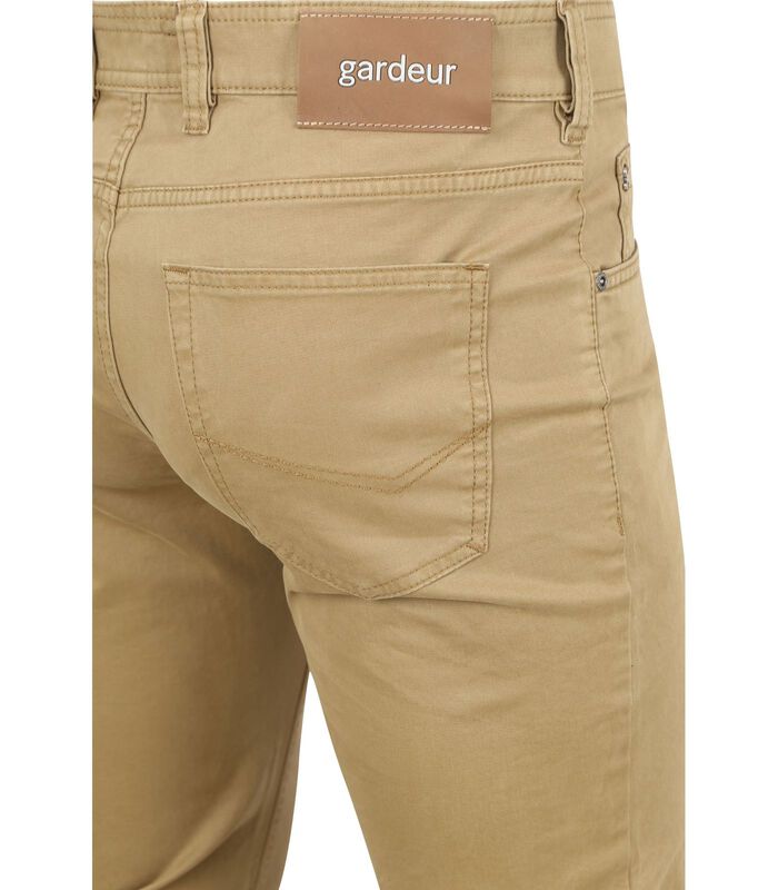 Gardeur Pantalon Bill 5 Poches Beige image number 4