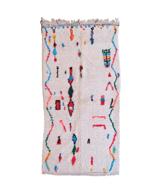 Marokkaans berber tapijt pure wol 250 x 137 cm