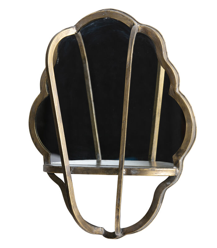 Miroir - Métal - Antique Brass - 51x40x11  - Reflect image number 1