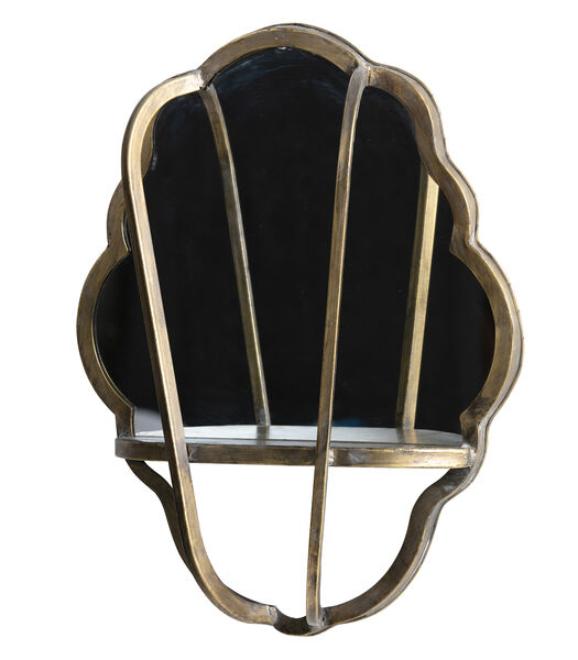 Miroir - Métal - Antique Brass - 51x40x11  - Reflect