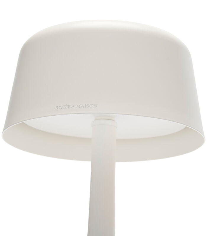 Tafellamp Oplaadbaar met lampenkap, Bureaulamp - Bellagio - Wit image number 3