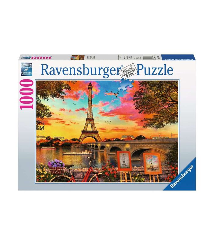puzzel Avondsfeer in Parijs - 500 stukjes image number 0