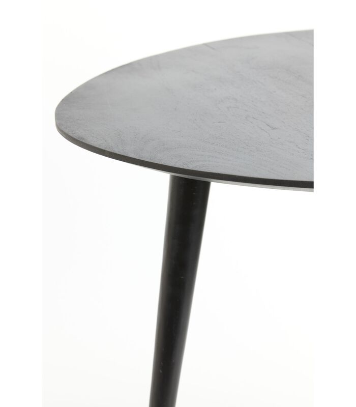 Table d'appoint Chasey - Bois Noir - Ø44+Ø50cm image number 4