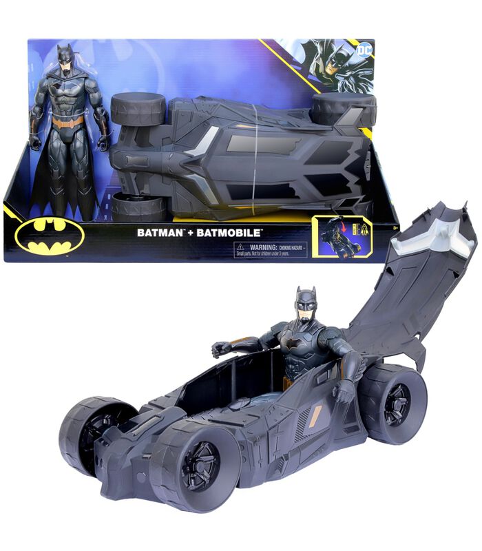 Batman Batmobile (30 Cm Batman Figuur) image number 0
