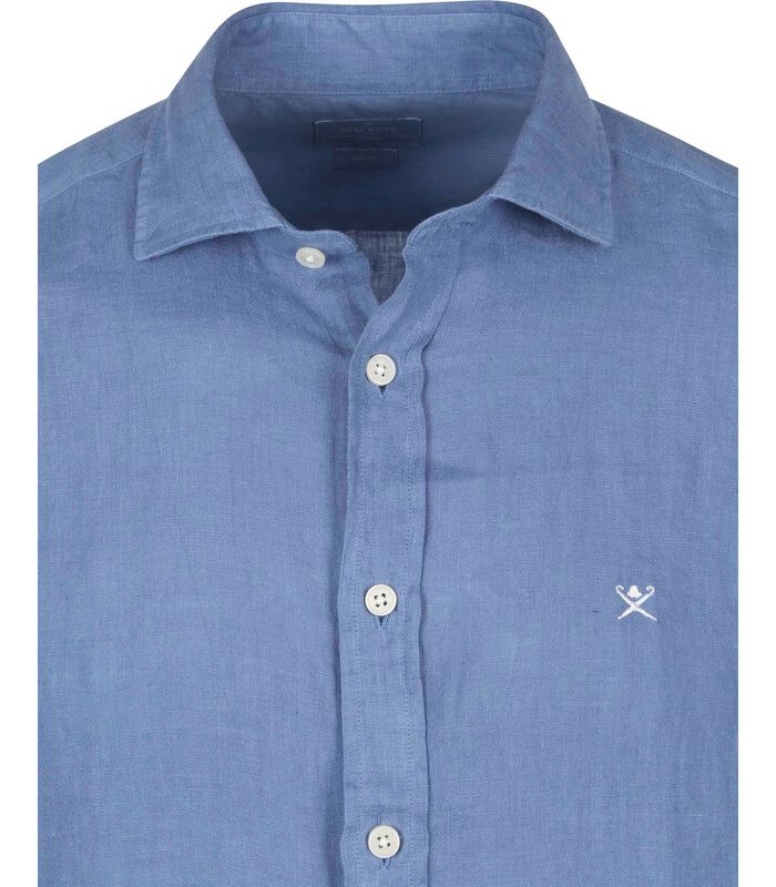 Overhemd Garment Dyed Blauw image number 3