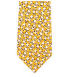 Cravate à fleurs en soie et coton image number 3