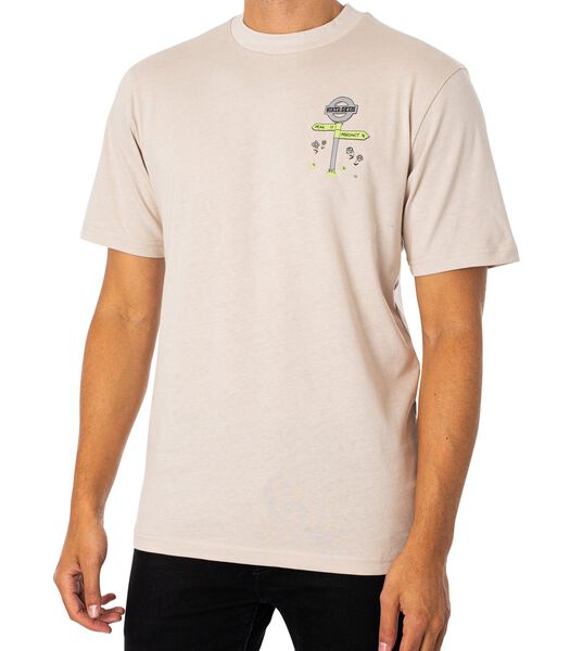 Grafisch T-Shirt Met Peak &Amp; Precinct-Achterkant
