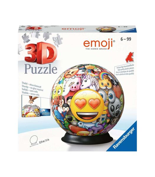 3D Puzzles 72 stukjes Emoji