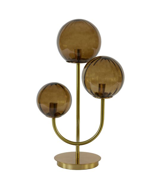 Tafellamp Magdala - Bruin/Goud - 3L