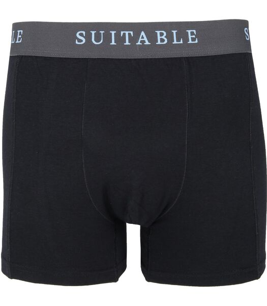 Suitable Boxer-shorts Lot de 2 Bambou Noir