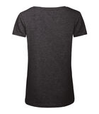 Dames-T-shirt met ronde hals Triblend image number 1