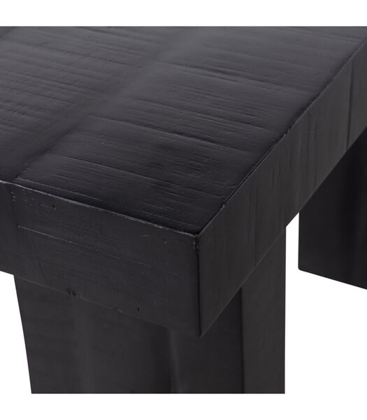 Table d'Appoint - Bois - Noir - 76x120x40 - Balk