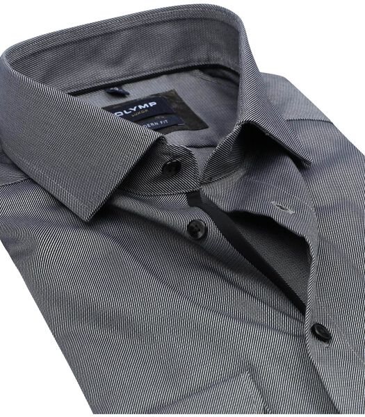 Olymp Chemise Anthracite Luxor Coupe Moderne