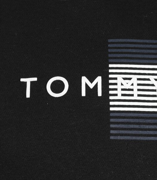 Tommy Hilfiger Pull Lines Logo Noir