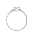 Ring 'Mon bonheur' witgoud en diamanten image number 2