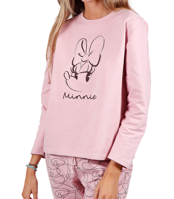 Pyjama indoor outfit lange broek top Minnie Soft Disney image number 2