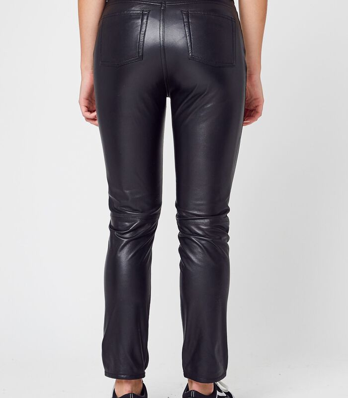 Pantalons en cuir Noir image number 1