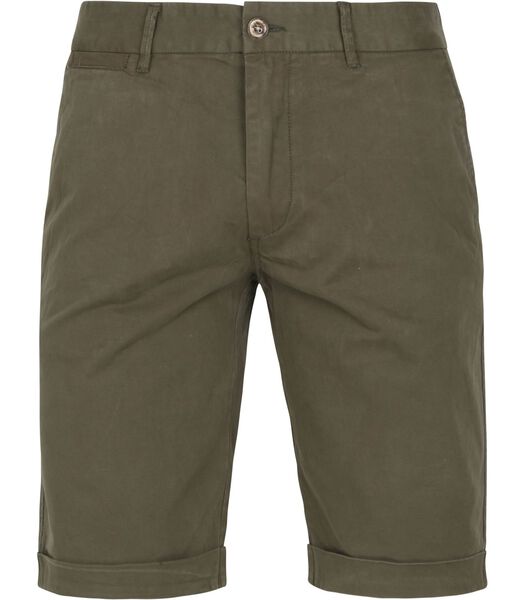 Suitable Chino Short Aigle Vert Olive