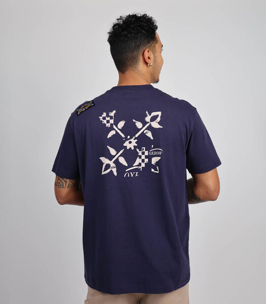 Grafisch T-shirt met korte mouwen TAHIRAI