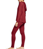 Lange pyjama met capuchon van modal Essence image number 1