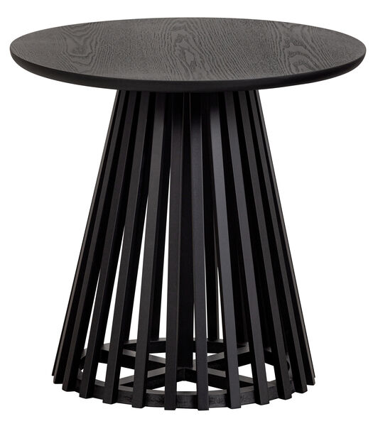 Table d'Appoint - Bois - Noir - 48x50x50 - Slats High