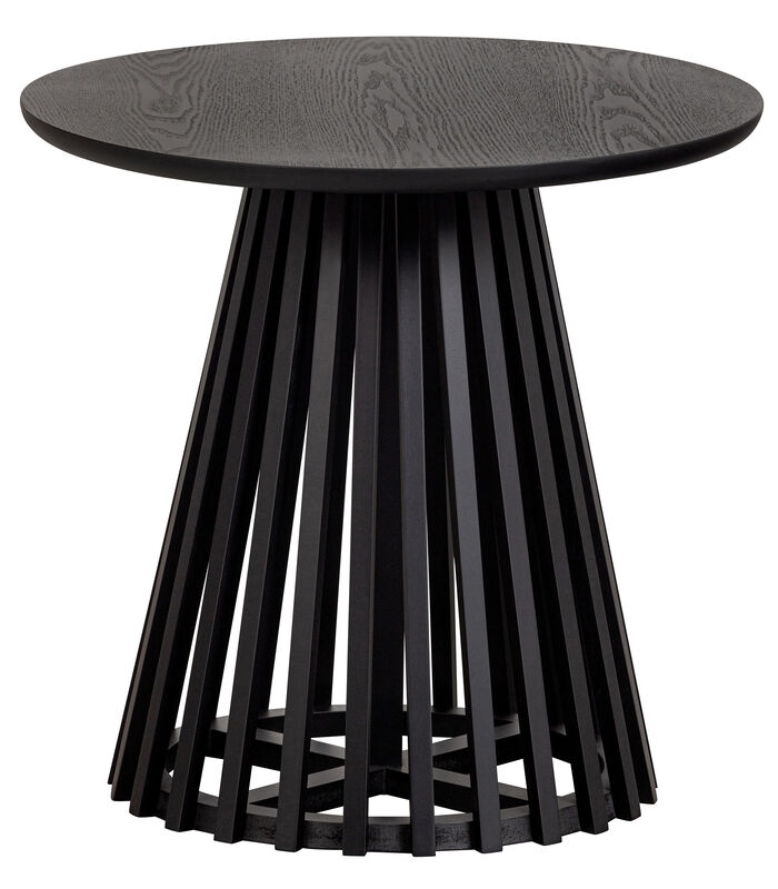 Table d'Appoint - Bois - Noir - 48x50x50 - Slats High image number 0