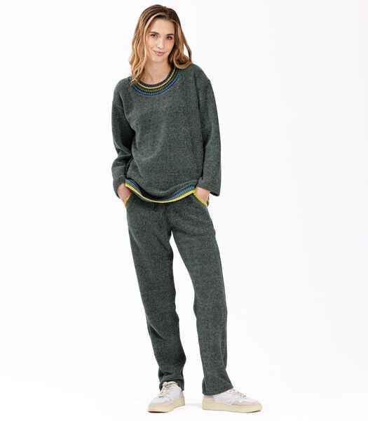 Pantalon en maille tricot lurex ICONIC 680