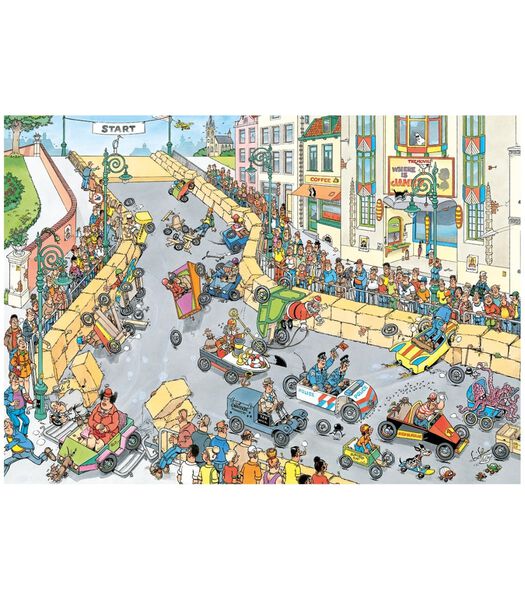 Puzzle géant Jan van Haasteren The Soapbox Race - 1000 pièces