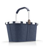 Carrybag - Boodschappenmand - Herringbone Donkerblauw image number 0