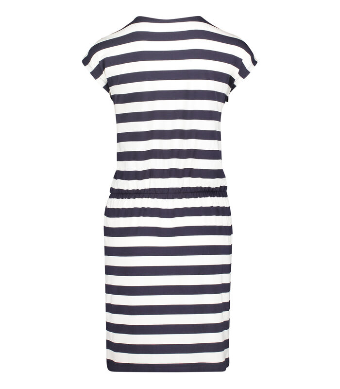 Jersey jurk met strepen image number 3