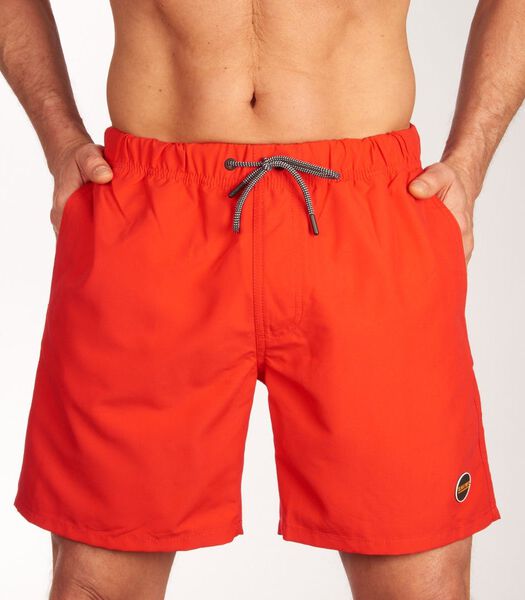 Short de bain Recycled Mike Solid Micro Peach